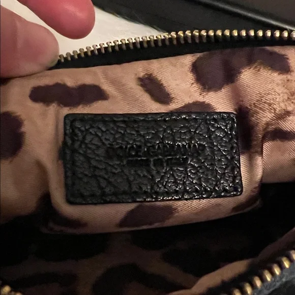 Dolce Gabbana Wristlet Clutch in Denim Blue Leopard Print - Picture 8 of 9